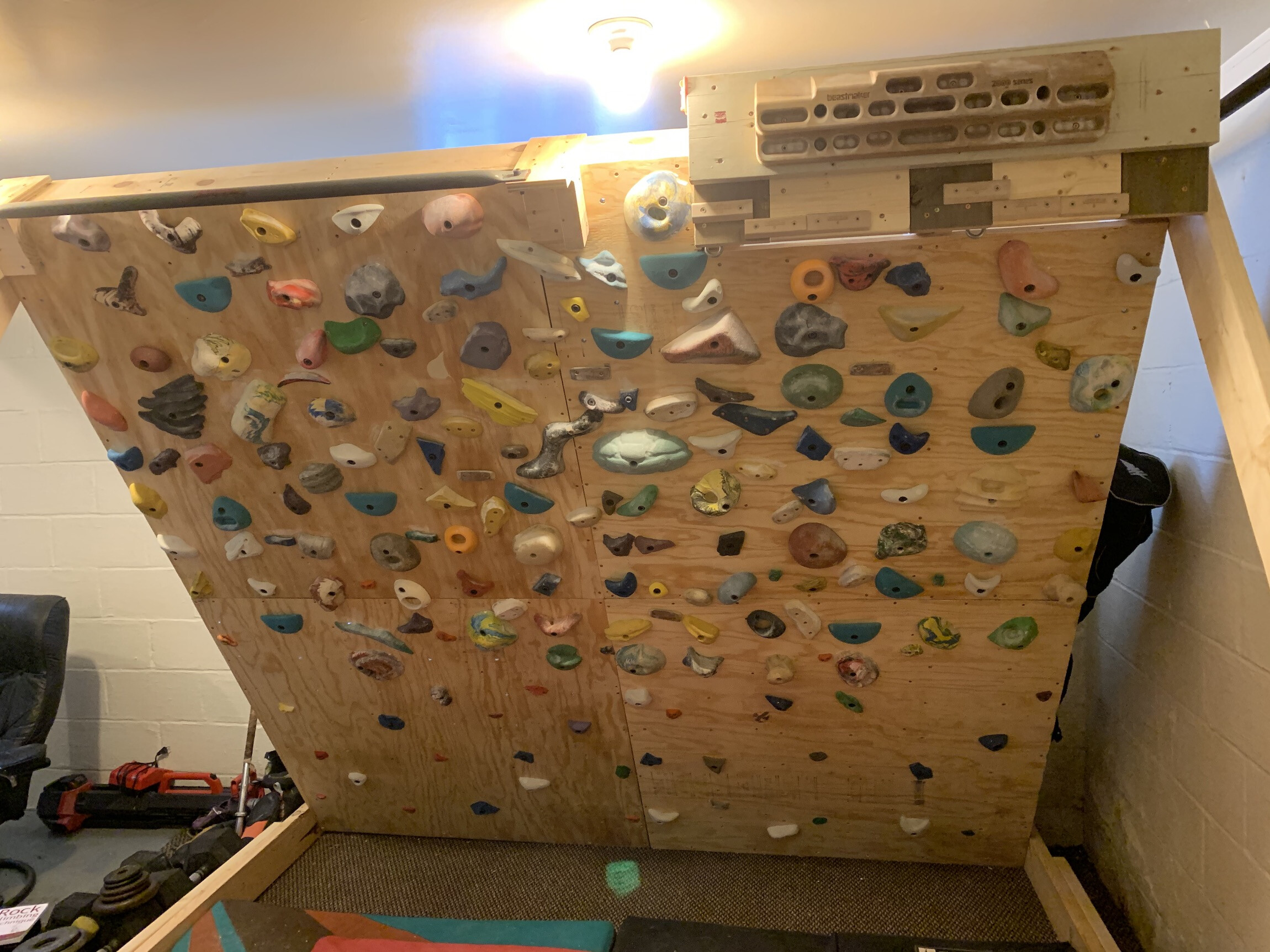 Brian's DIY Woodie Wall - ASCEND Climbing